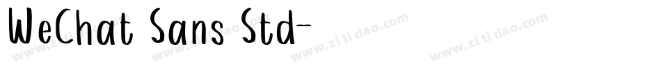 WeChat Sans Std-字体转换